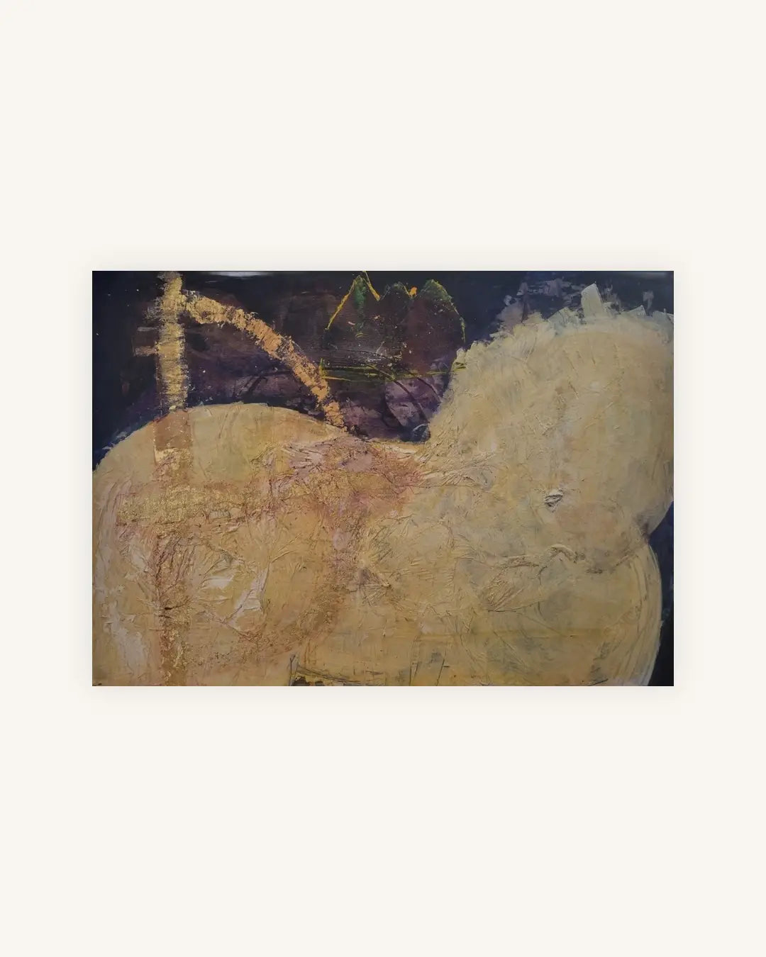 1. Apokalyptische Pferd 2025 Mixed Media auf Leinwand 140cm x 100cm 0