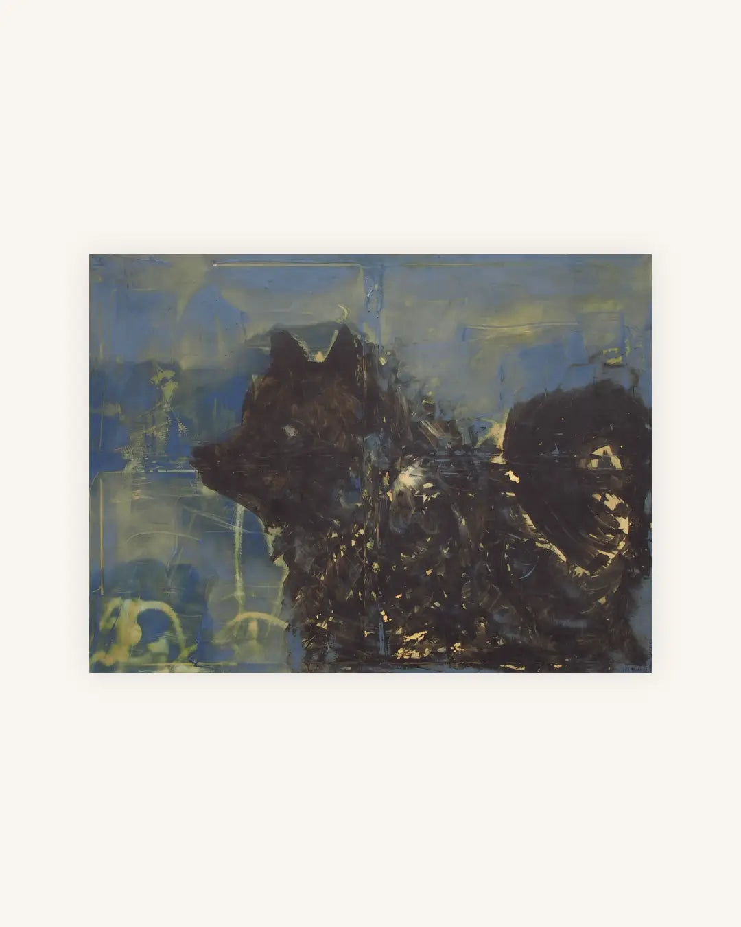 Hommage Pluto 2018 Acryl/Tusche auf Leinwand 160cm x 120cm 0