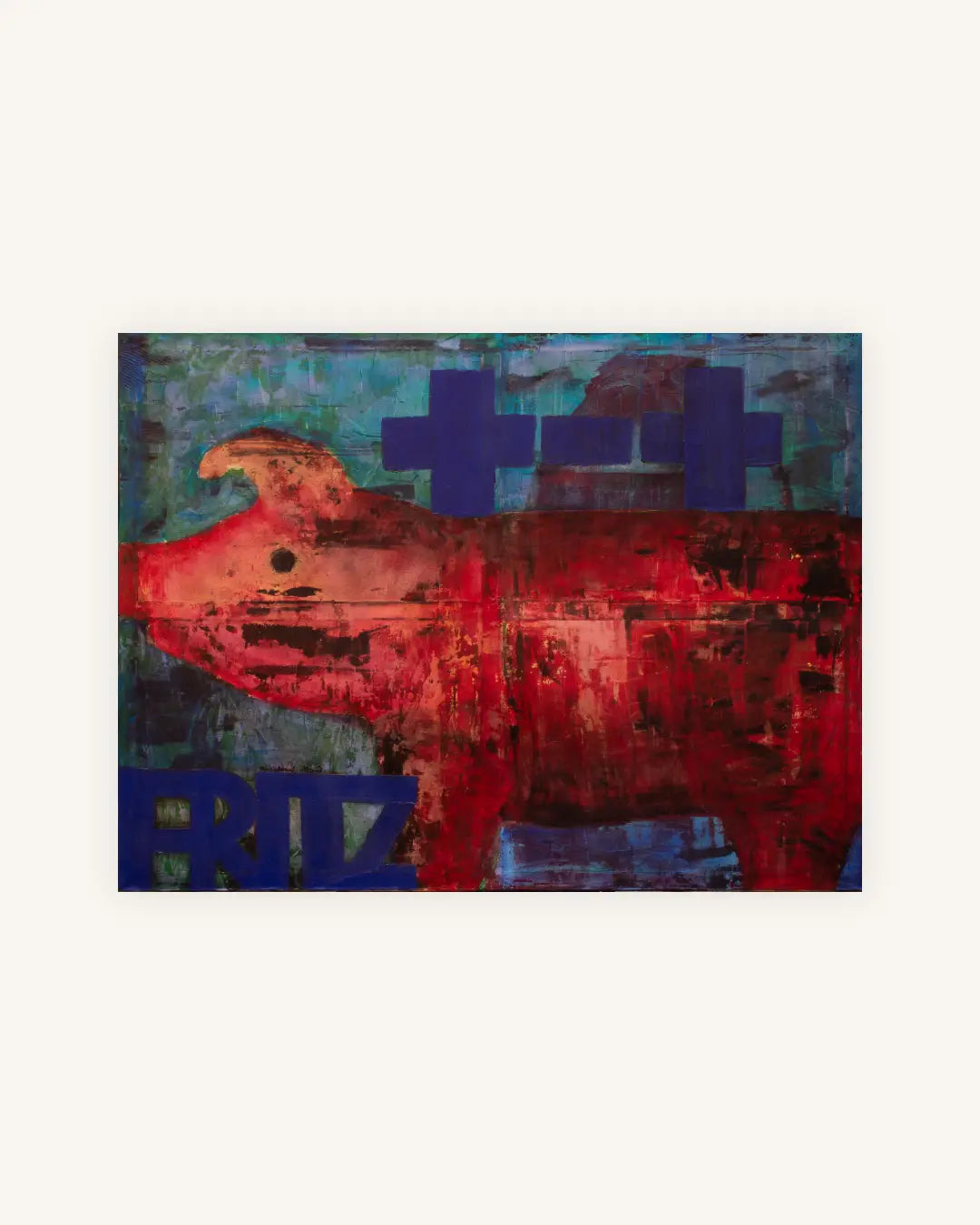 Fritz mein Kinderfreund 2018 Öl/Acryl auf Leinwand 160cm x 120cm 0