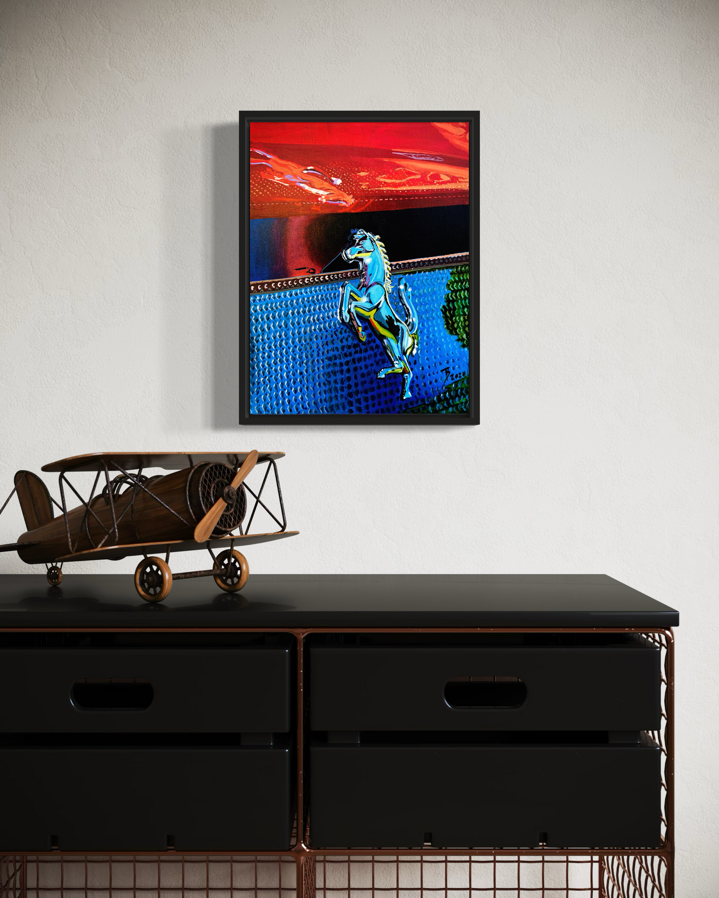 Il cavallo della scuderia Ferrari