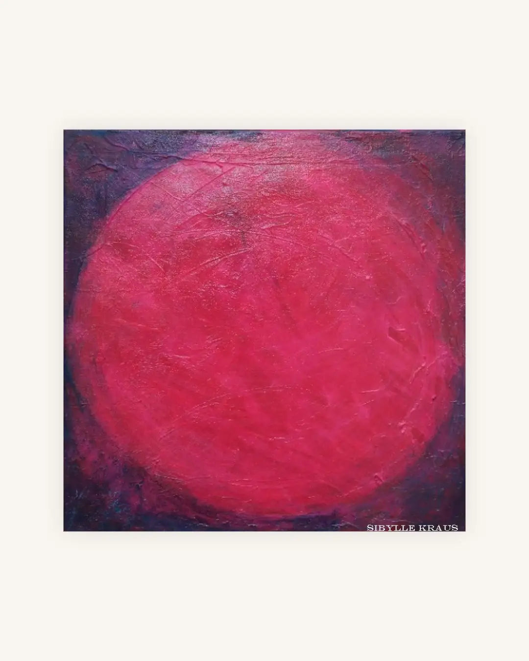 Red Pulse (Quadratur des Kreises) Quadrata – jedes Bild ein quadratisches Gedicht in Farbe und Form 0