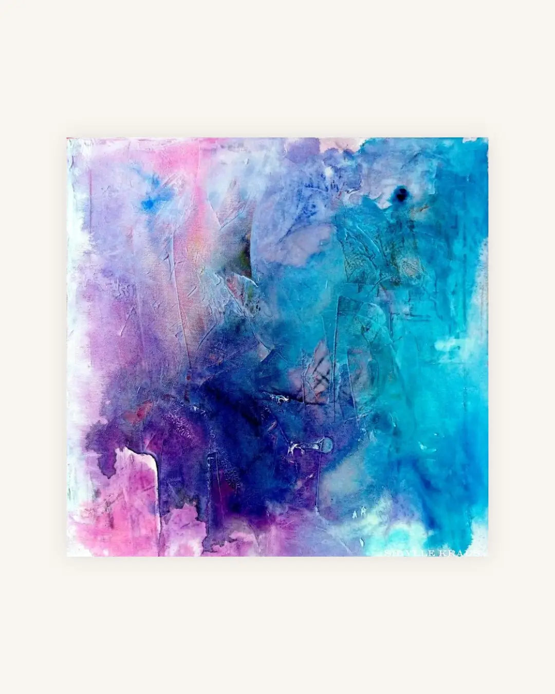 Velum Caeleste (Himmlischer Schleier) Alternative: Mystic Blue Quadrata – jedes Bild ein quadratisches Gedicht in Farbe und Form 0