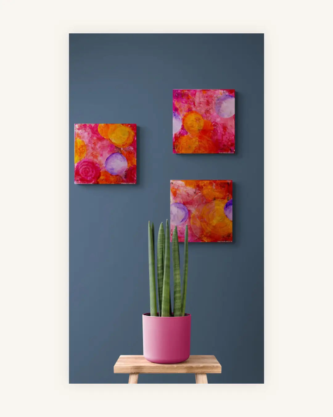 „Trinitas Coloris“ – Dreiklang der Farbe Aus der Reihe: Quadrata – jedes Bild ein quadratisches Gedicht in Farbe und Form 3