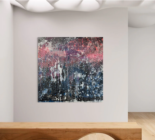 Abstract art on wall