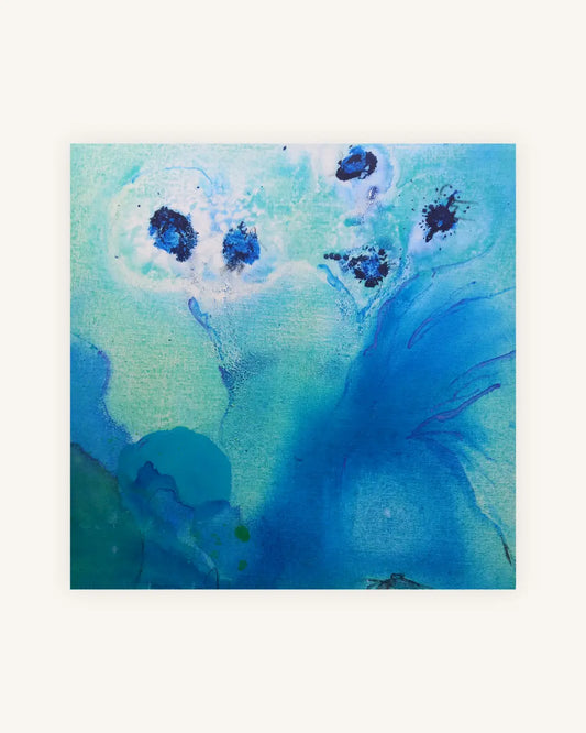 Aqua Flores (Wasserblüten) „Aqua Flores – ein Bild wie ein Sprung ins Wasser: reinigend, lebendig, neu geboren       en. Wasserblüten voller Leichtigkeit Quadrata – jedes Bild ein quadratisches Gedicht in Farbe und Form 0