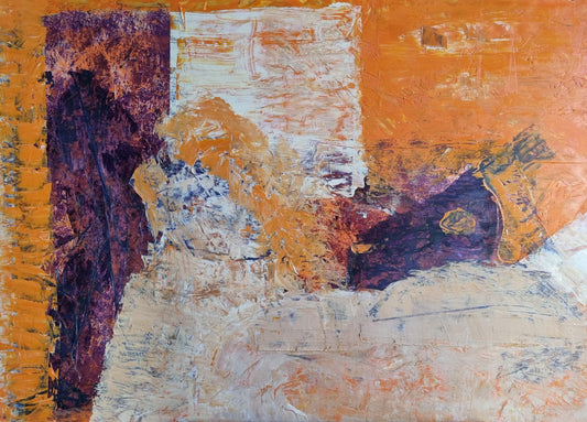 Zuneigung 2024  Mixed Media auf Holz 100cm x 80cm 0