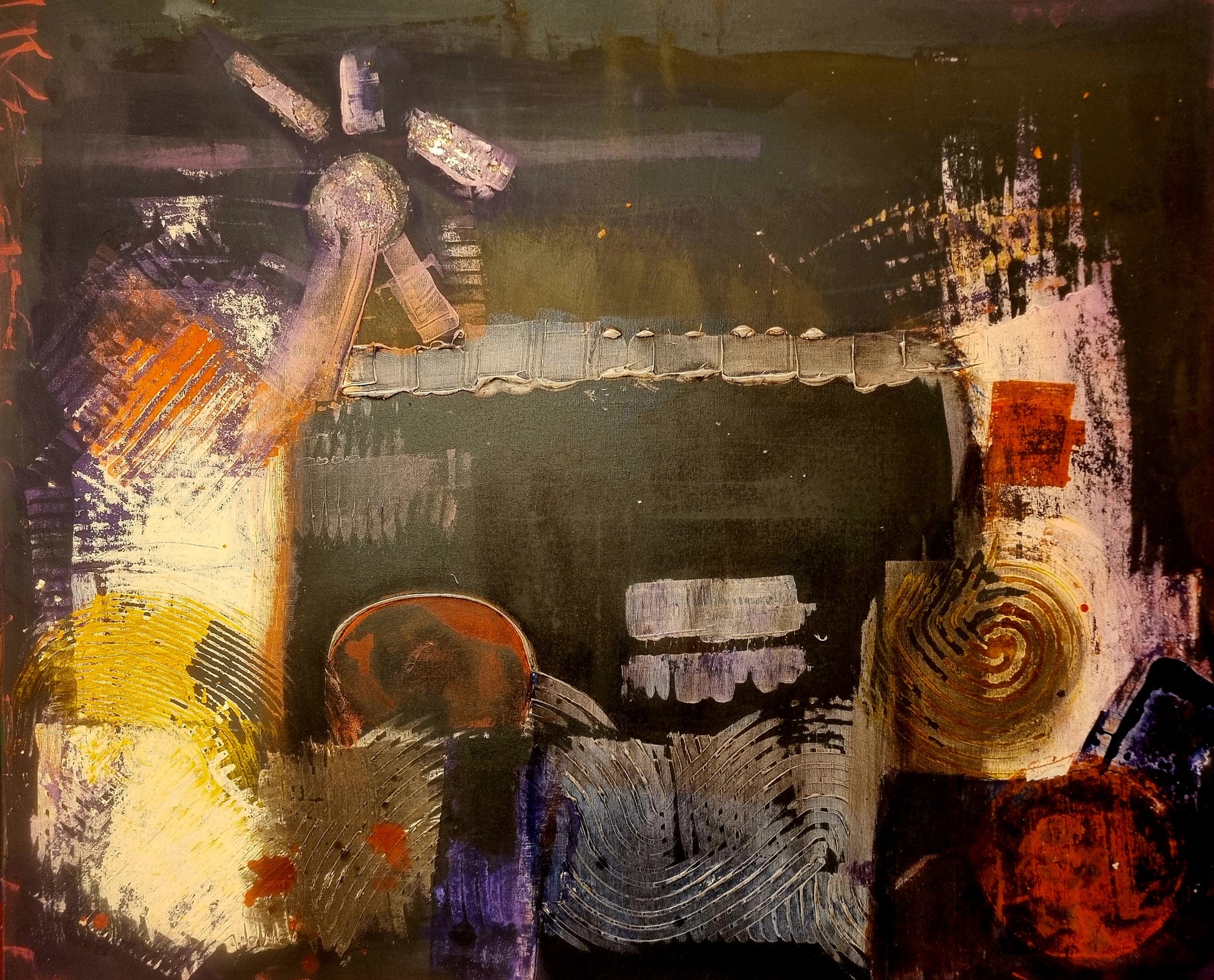 Seiltänzer 2025 Acryl-Tusche auf Leinwand 120cm x 100cm 0