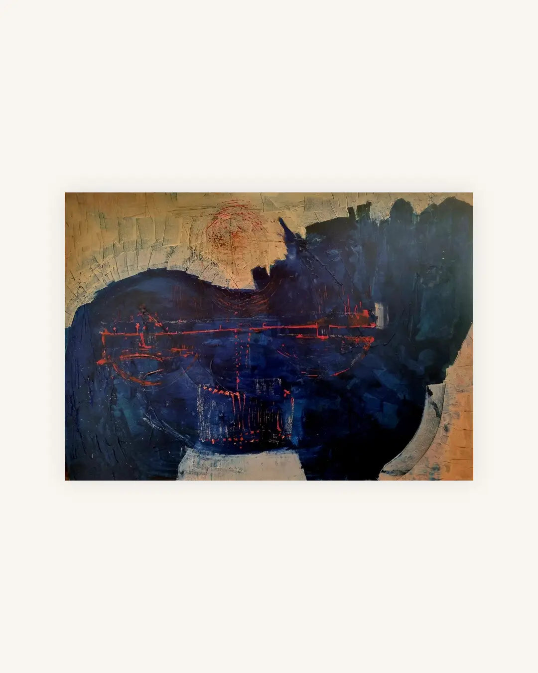 3. Apokalyptisches Pferd 2025 Acryl/Tusche auf Leinwand 140cm x 100cm 0