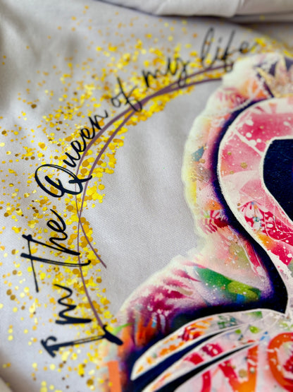 Hoodie „Schwanenkönigin“ – Du bist die Krone.