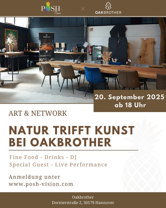 NATUR TRIFFT KUNST BEI OAKBROTHER
