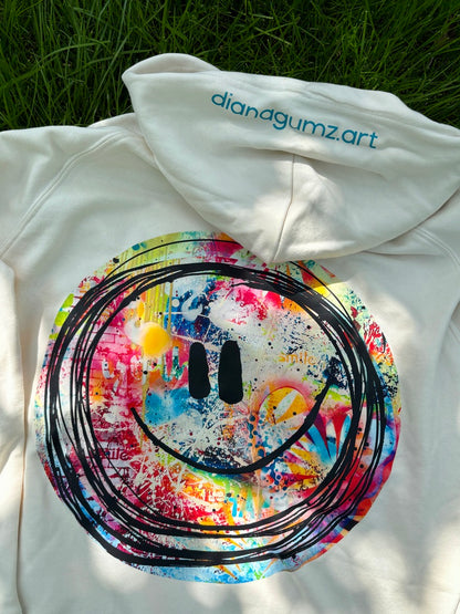 Hoodie „Smiley“ – Ein Lächeln zum Mitnehmen