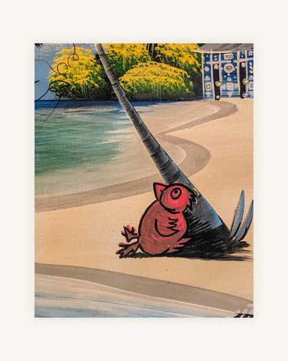 Rot Vogel in Miami 0