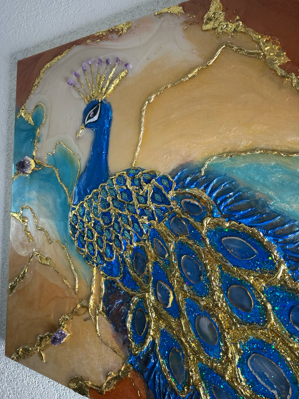 AZURE MARBELLAMARBLE PEACOCK