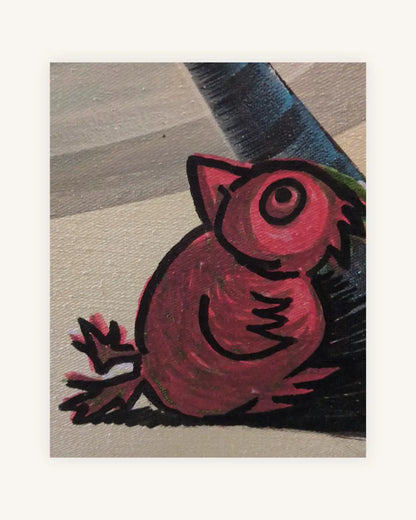 Rot Vogel in Miami 2