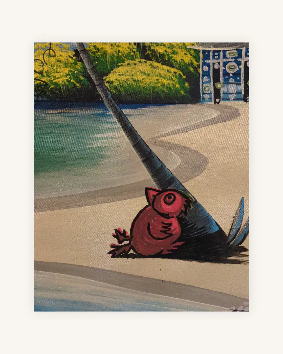 Rot Vogel in Miami 3