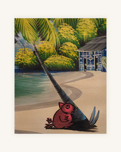 Rot Vogel in Miami 4