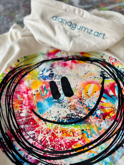 Hoodie „Smiley“ – Ein Lächeln zum Mitnehmen