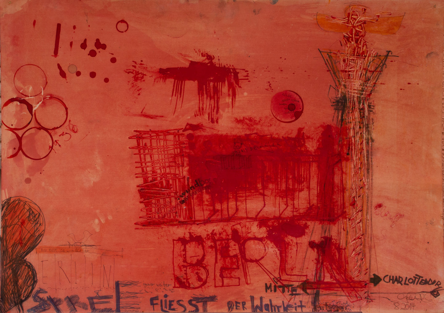 Berlin 2014 Tusche auf Karton 70cm x 50cm 0