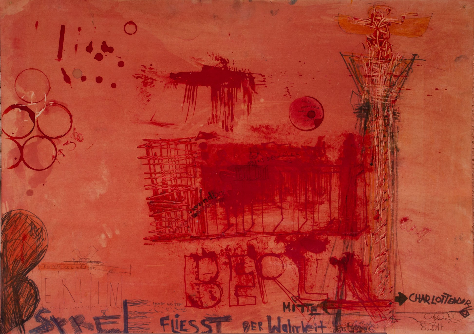 Berlin 2014 Tusche auf Karton 70cm x 50cm 0