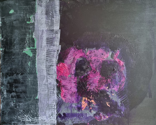 Der Weinende 2025 Mixed Media auf Leinwand 120cm x 100cm 0