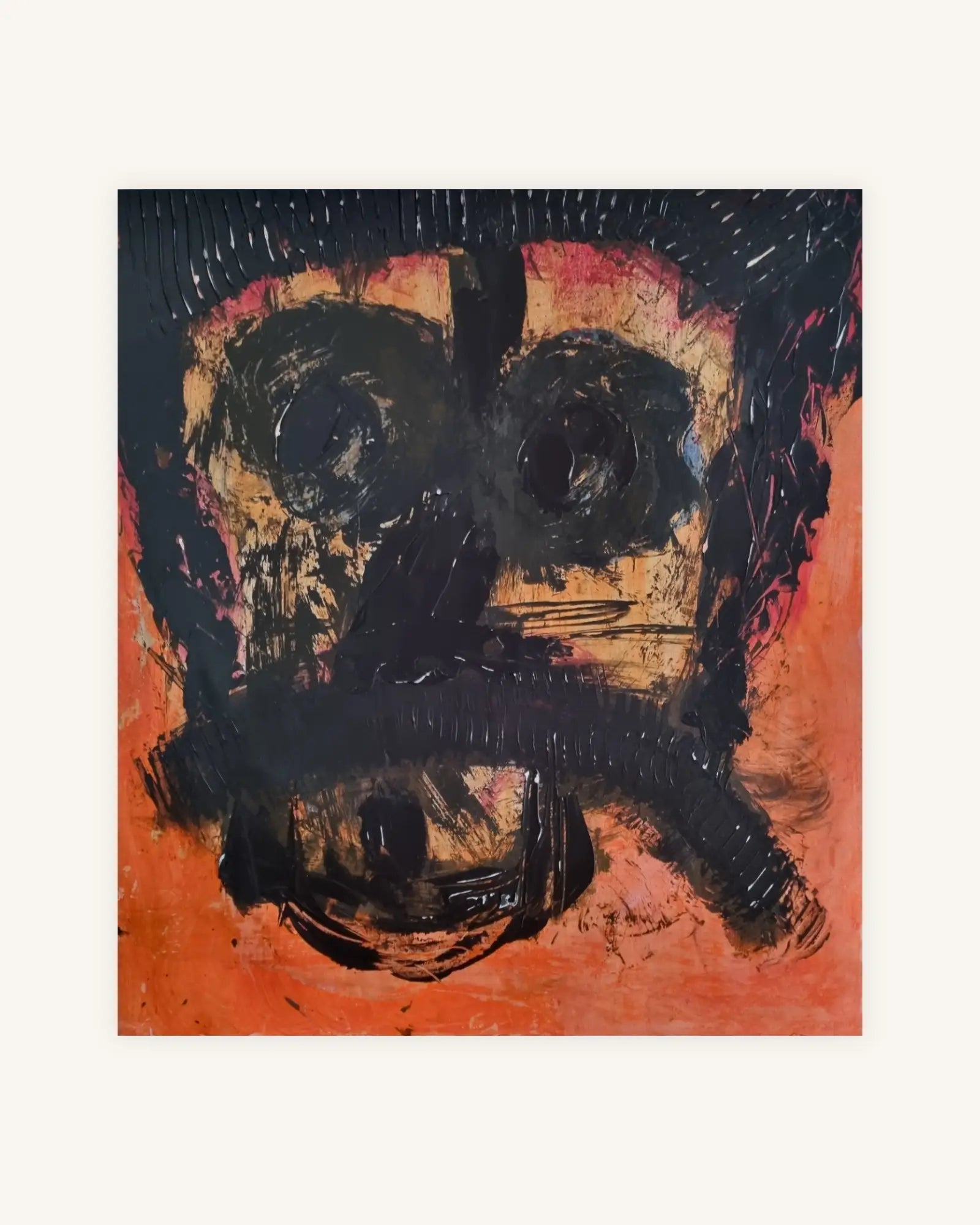 Er 2020 Tusche Acryl auf Karton 75cm x 75cm 0