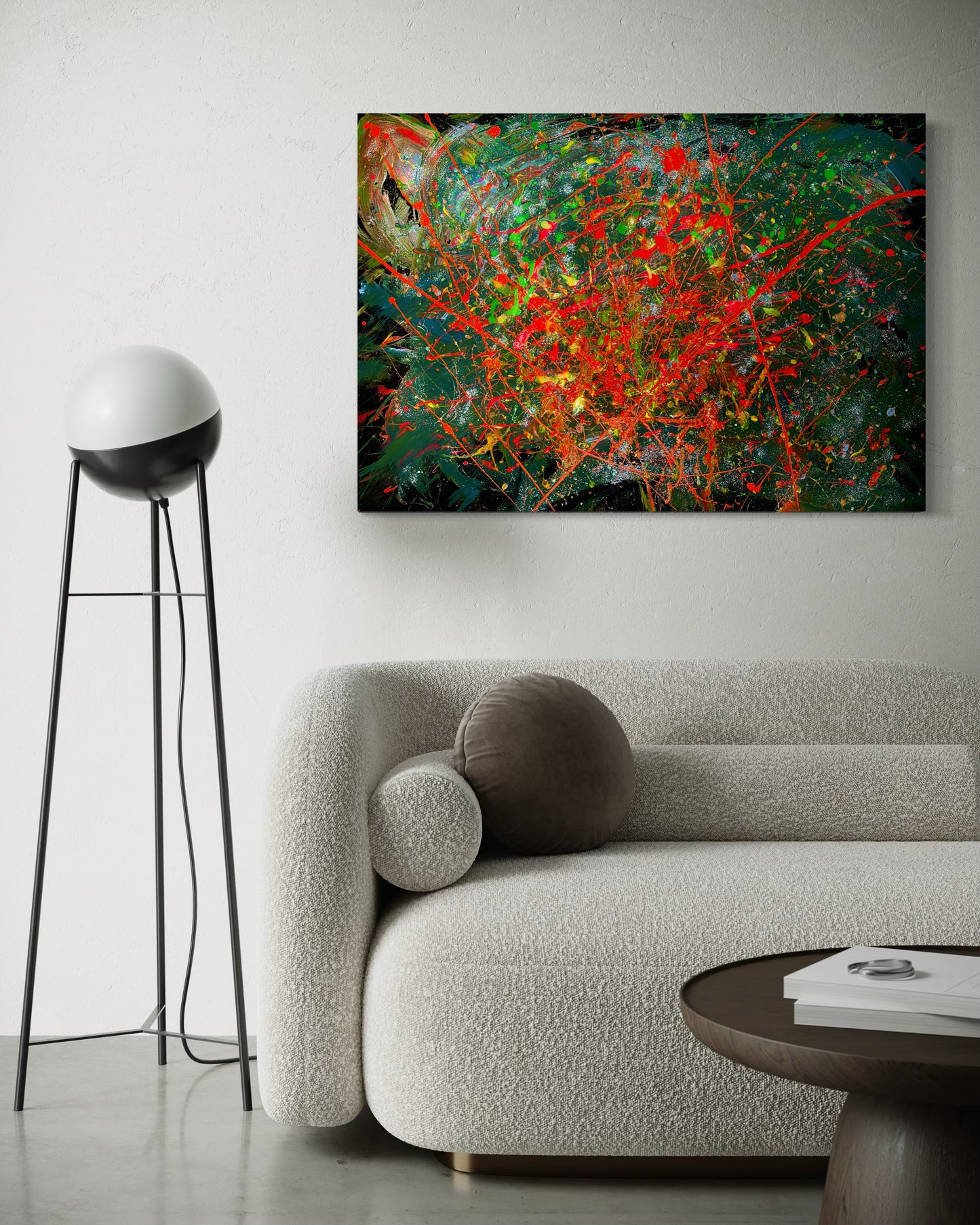 Farbenfrohes Glücksgefühl