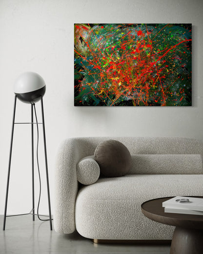 Farbenfrohes Glücksgefühl