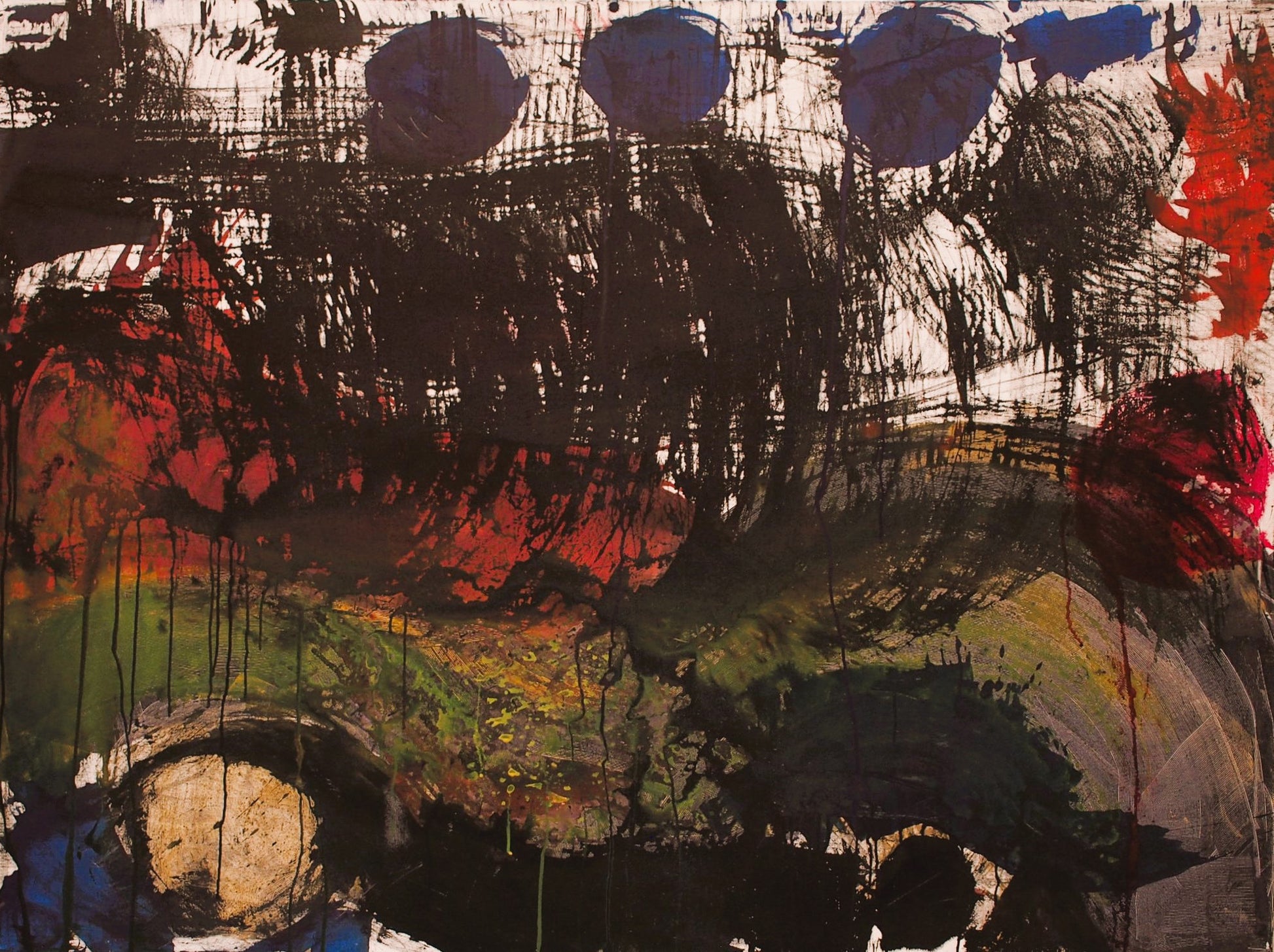 Leidenschaft 2019 + 2024 Öl-Mischtechnik auf Leinwand 160cm x 120cm 0