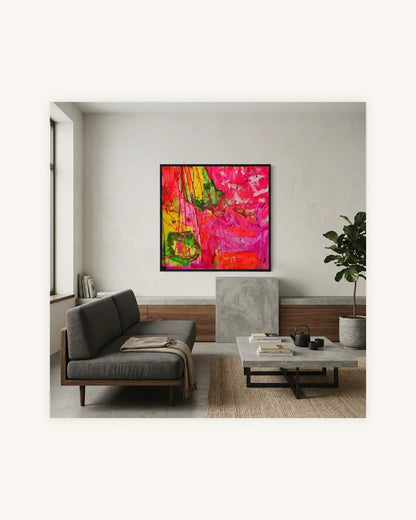 D I N O| 10.04.2023 | Unikat 80 x80 | Handsigniert auf der Rückseite | Acrylic on Canvas | 1