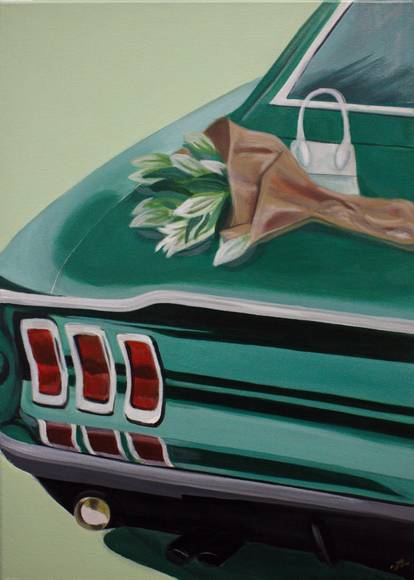 Green Mustang