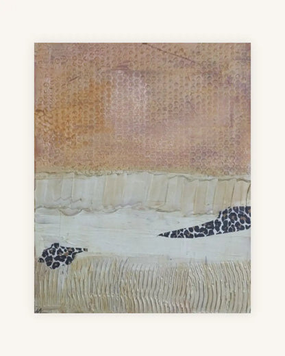 Quartett – Sahara: Vier Werke, ein Ensemble. Erdige Töne, Strukturen und Collage-Elemente öffnen Räume für Fantasie und vielfältige Arrangements. 3