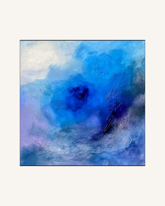 Ein Spiel aus Blau und Violett 0