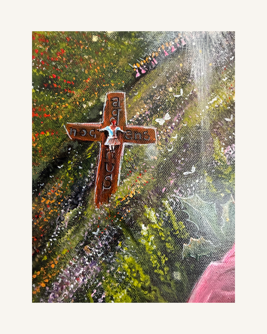 Acryl auf Leinwand „nocens agnus“ 1