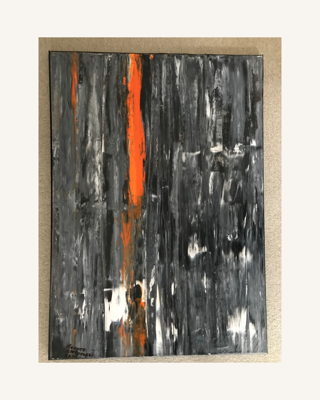 Grey &  Orange 1 0