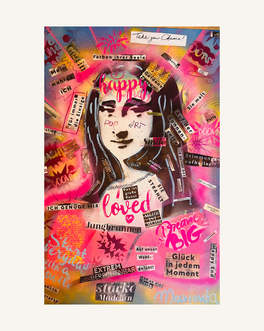 Mona Inspirata Kunstwerk für Selbstliebe und Mut 0