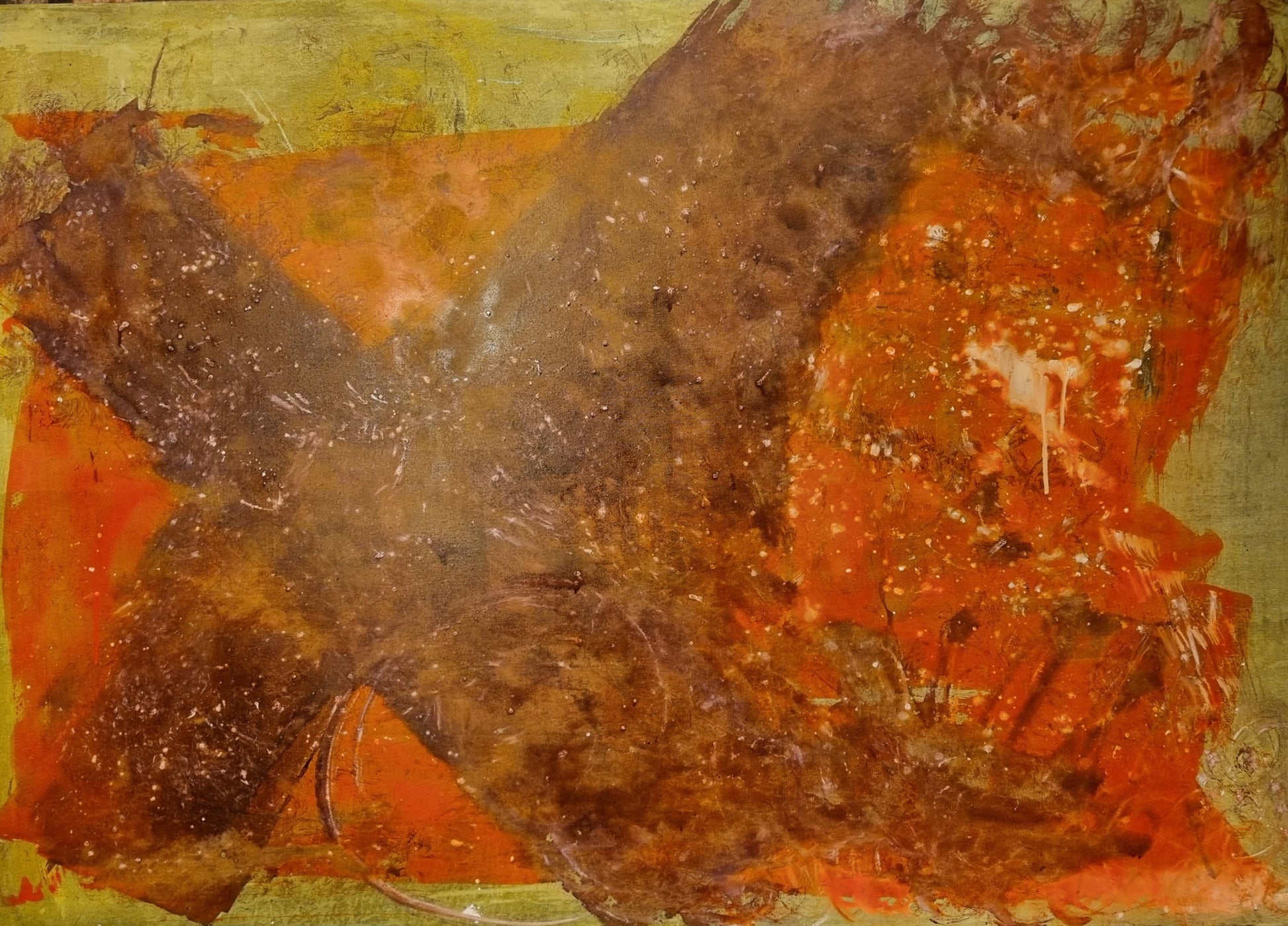 Mutter 2018 + 2025 Tusche auf Leinwand 140cm x 100cm 0