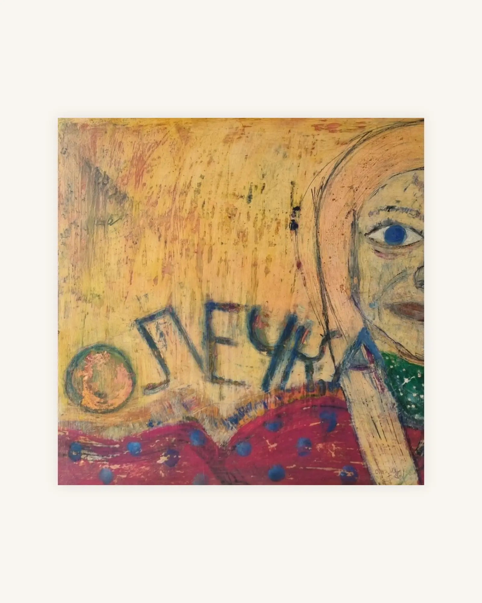 Olga 2014 Acryl auf Karton 75cm x 75cm 0