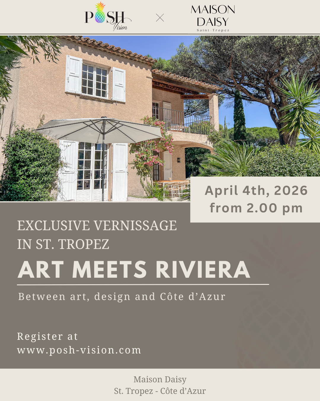 POSH VISION × Maison Daisy - ST. TROPEZ