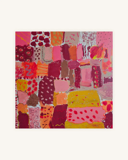 B U N T E R    T E P P I C H | 13.07.2025 | Unikat | Handsigniert auf der Rückseite | Acrylic on Canvas | Unique Piece 0