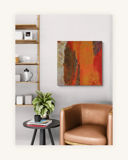 Zwischen Gold und Glut Quadrata – jedes Bild ein quadratisches Gedicht in Farbe und Form 1